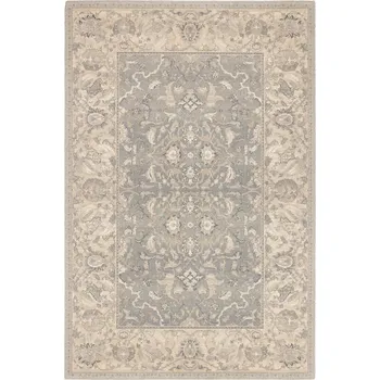 Koberec Vlněný koberec Agnella Agnus Hetman Šedý - 100 x 180 cm