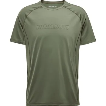 Mammut Mammut Selun FL T-Shirt Logo Men Barva - Velikost: Zelená tmavá - XXL