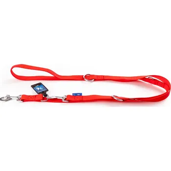Vodítko pro psa PROFIZOO Vodítko přepínací popruh JEDNOBAREVNÉ (25mm x 240cm) červená