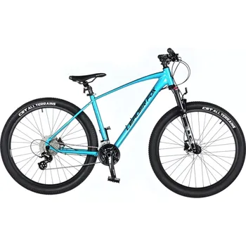 Jízdní kolo Horské kolo Leader Fox Evolution 27,5 tyrkysová lesklá 18