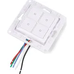 Shelly Wall Switch 4 - inteligentní nástěnný vypínač - 4 tlačítka - bílá