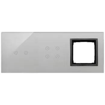 vypínač Simon DSTR3240/72 Moduly s dotykovým panelem 3 2 horizontální dotykové pole, 4 dotyková pole, otvor pro příslušenství Simon 54,