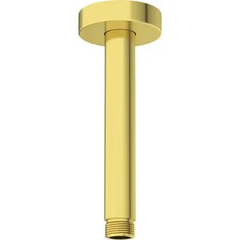 Tyč na sprchový závěs Stropní sprchové rameno Ideal Standard Idealrain Atelier 1/2" 150 mm brushed gold B9446A2