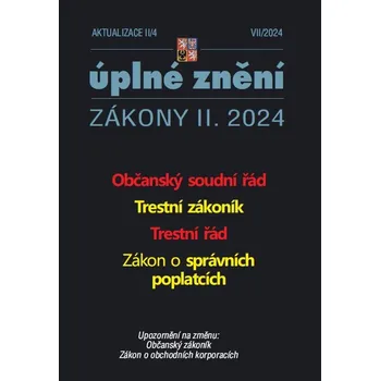 Aktualizace 2024 II/4 Občanský soudní řád