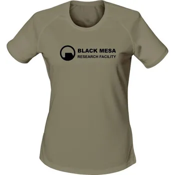 Dámské funkční tričko Black Mesa Research Facility Line - olivová