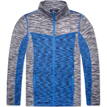 Chlapecká mikina Chlapecká funkční mikina - Wolf M2442, šedý melír / modrá Barva: Modrá, Velikost: 128