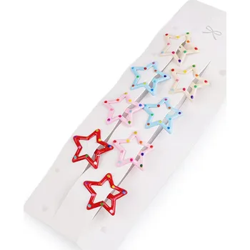 Sponka do vlasů pukačka hvězda, barva 3 mix
