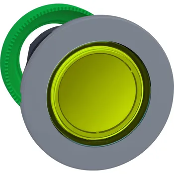Stykač Schneider Electric ZB5FW383C0 Ovládací hlavice stiskací prosvětlené, zapuštěné provedení, ŽL , speciální popis ŠE