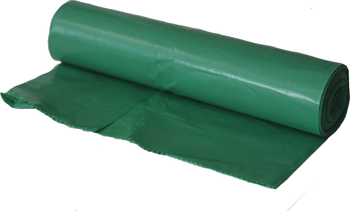 Pytel do koše LDPE, 700 x 1100 mm, typ 60, zelený, 25ks/role - bez přebalu