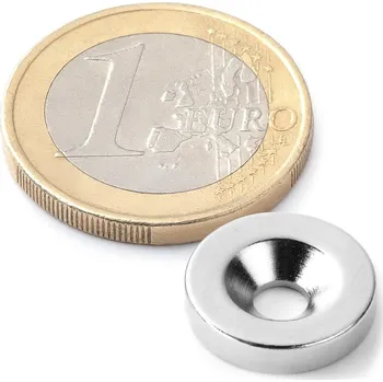 RC vybavení Magnet kulatý 16x3,5mm / otvor pro šroub 4,5mm