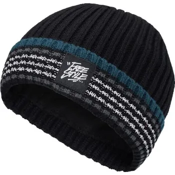 Pokrývka hlavy Chlapecká pletená čepice Lewro DARIEN 4/7 Černá, Bílá, Tmavě modrá