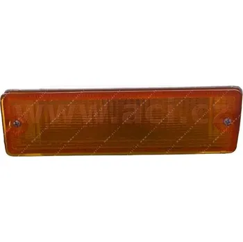 Auto-moto přední blikač do předního nárazníku oranžový komplet L