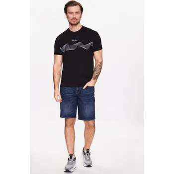 Dámské kraťasy Armani Exchange Džínové šortky 3RZJ65 Z2LTZ 1500 Modrá Slim Fit 36