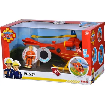 Hračka Simba Požárník Sam Vrtulník s figurkou