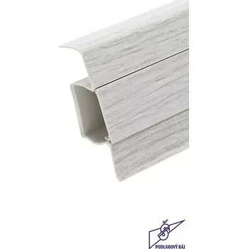 soklová lišta Lišta soklová SLK 60 Q Döllken, 3039 - 2,5m (Elektrikářská podlahová lišta Döllken SLK60 Q lišta 5116547 3039)