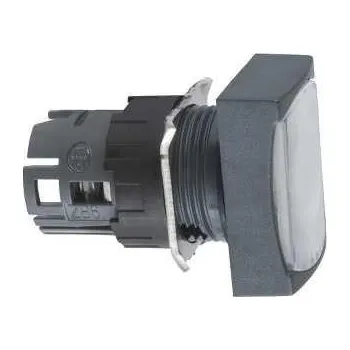 vypínač Schneider Electric ZB6DW1 Ovládací hlavice stiskací prosvětlená, lícující s návrat. - bílá