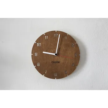 Hodiny Clocker Dřevěné hodiny Classic Barva ručiček: bílá