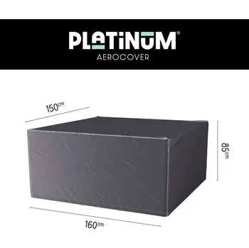 Krycí plachta Platinum 160x150x85 cm- ochranný kryt na zahradní nábytek AeroCover 7914