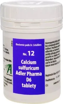 Homeopatikum Adler Pharma Calcium Sulfuricum D6 1000 tbl.