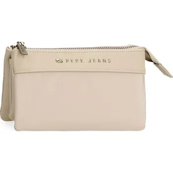 Kabelka Pepe Jeans Morgan Beige - Tříkomorová peněženka, 7924333