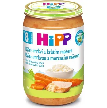 Hipp Příkrm od 8 měsíců 1320 g krůta , rýže, zelenina