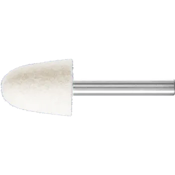 Brusný kotouč Pferd 44100190 | Filcové lešticí tělísko kuželové FK KEL 20x25-6x47 mm, H (tvrdé)