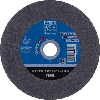 Řezný kotouč Pferd 66323195 | Řezný kotouč 300 x 3,0 x 40,0 mm, SGP HD STEEL, tvrdosť N, 100 m/s