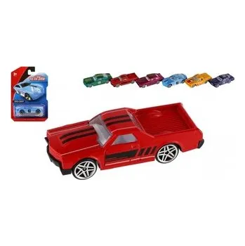 autíčko Auto veterán kov/plast 7-8cm na volný chod mix druhů na kartě 11x16,5cm