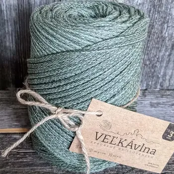 Příze Velká vlna Špagát 3mm Tchýnin jazyk (Špagátová příze 3mm Svokrine jazyky)