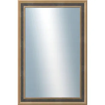 Zrcadlo Zrcadlo DANTIK nástěnné obdélníkové, dřevěný rám, 400 x 600 mm
