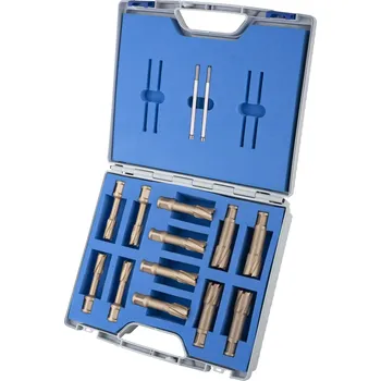 Vrták Karnasch 201942 | Jádrové vrtáky HARD-LINE SET 55 PROFI, FEIN QUICK-IN 14, 18, 22 mm, sada 12 ks