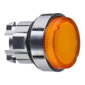 Stykač Schneider Electric ZB4BW153 Ovládací hlavice stiskací prosvětlená, s přesahem - žlutá