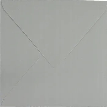 Obálka Čtvercové obálky Keaykolour šedé - 25 Ks.