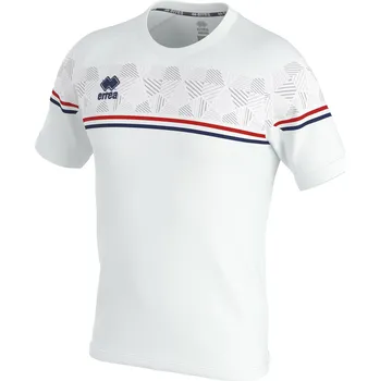 Pánské tričko ERREA´ ERREA dresové triko DIAMANTIS BARVA: bílá - červená - tmavě modrá, Velikost: S