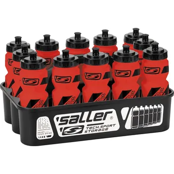 saller nosič na lahve + 12 lahví BARVA: 150 červená