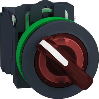 vypínač Schneider Electric XB5FK124G5 Ovl. Otočný prosvětlený, Ru 2 pozice pevné, 120V AC/DC