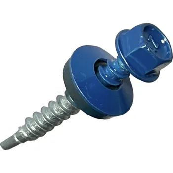 Vrut Vrut farmářský samovrtný s podložkou 4,8x35 modrý 5010 - 250ks