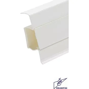 Podlahová lišta Lišta soklová SLK 60 Q Döllken, 1137 - 2,5m - bílá (Elektrikářská podlahová lišta Döllken SLK60 Q lišta 5116545 1137)