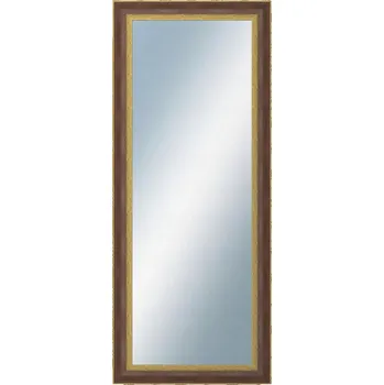 Zrcadlo DANTIK - Zrcadlo v rámu 50x120 | ZVRATNÁ červenozlatá plast