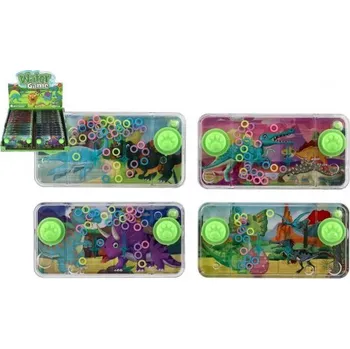 Hlavolam Vodní hra hlavolam 11x6cm plast dinosaurus 4 druhy