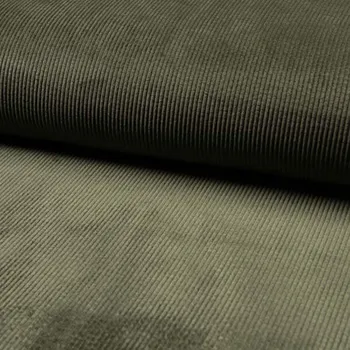 Manšestr WASHED khaki, š.145