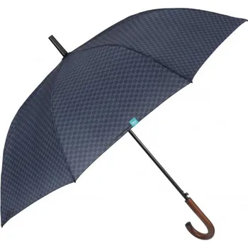 Deštník PERLETTI Time, Automatický golfový deštník Dama/modrý, 26348