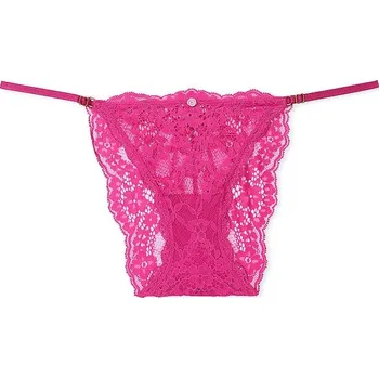 Kalhotky Victoria's Secret dámské klasické kalhotky Adjustable z luxusní kolekce Dream Angels růžové XL