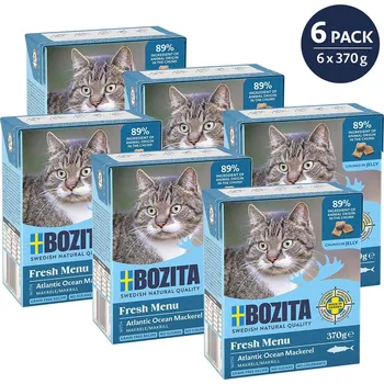 Krmivo pro kočku Bozita Tetra kousky v želé s makrelou 6 × 370 g: