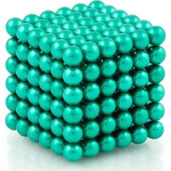 Hlavolam NeoCube 5mm tyrkysové - 216 kuliček