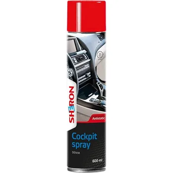 Čistič plastových dílů Sheron cockpit sprej Denim - 600 ml