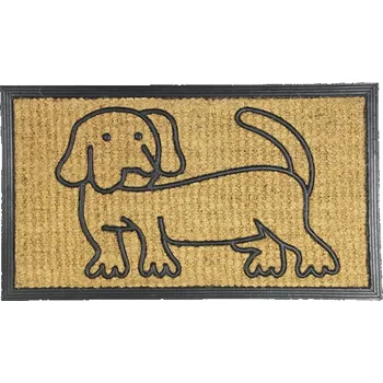 Rohožka kokos + guma Pes - 40 x 70 cm (Rohož kokos a guma, Rohožka kokos a guma pes - 40 x 70 cm)