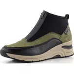 Rieker sportovnější kotník na klínu zeleno-černý N9362-54 - 40 | P687155