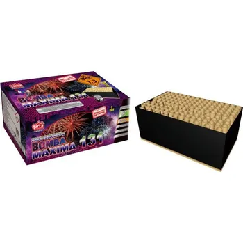 Zábavní pyrotechnika ČÍNA PROFI SLOŽENÝ OHŇOSTROJ BOMBA MAXIMA 131 RAN 1/4