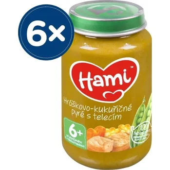 Hami Příkrm od 6 měsíců 1200 g telecího masa, zelenina